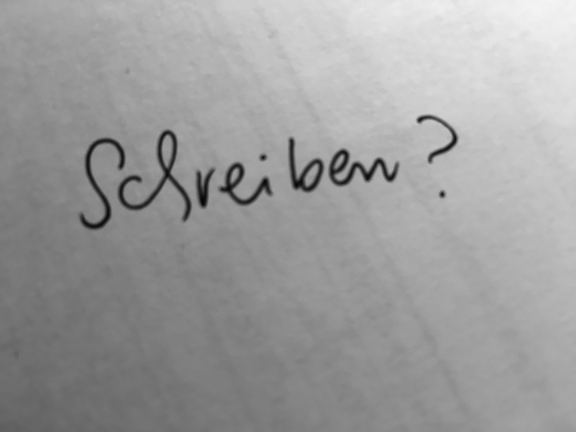 Schreiben? – Konzentrieren, verrückte Geschichte und Horror!
